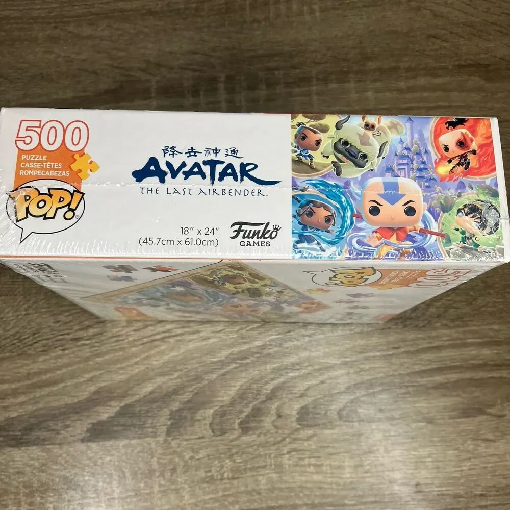 Funko Puzzle Avatar The Last Airbender Aang Zuko Toph Katara Sokka 500 Pieces